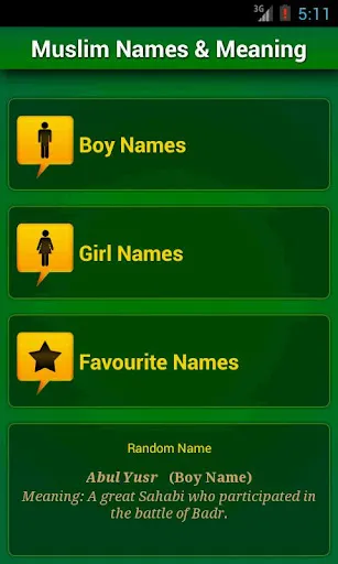 Capturas de pantalla de Muslim Baby Names and Meaning