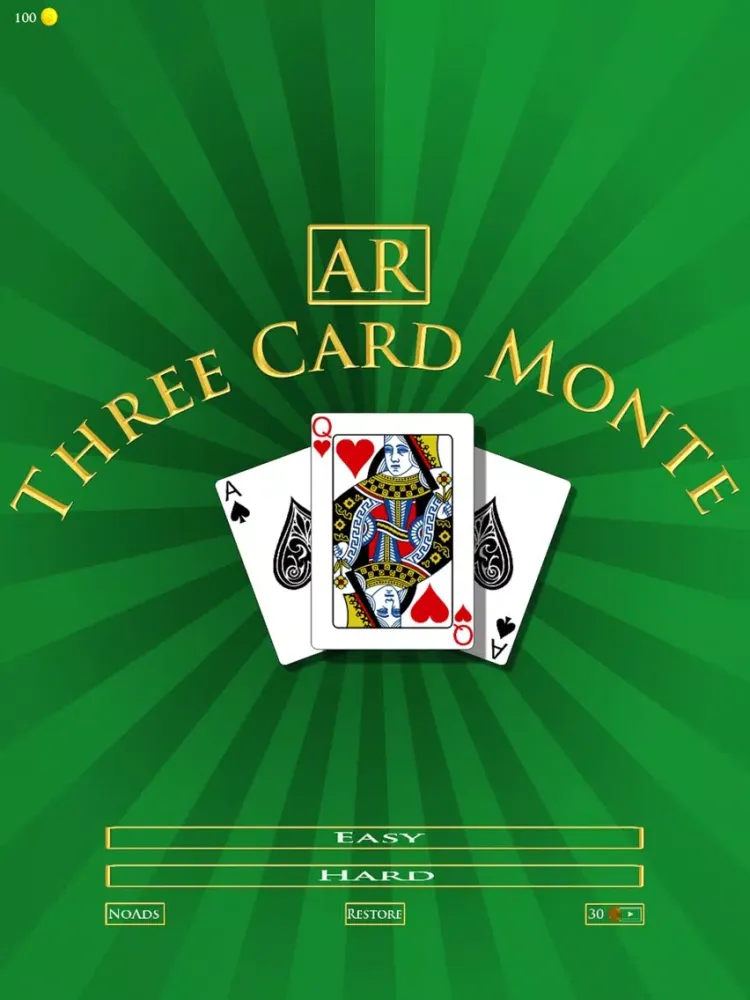 Скриншоты AR 3 Card Monte iPad 