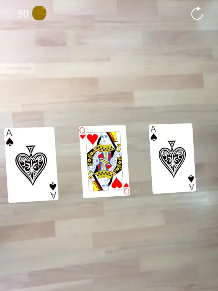 Скриншоты AR 3 Card Monte iPad 