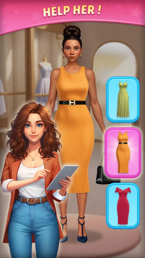 Скриншоты Style & Makeover: Merge Puzzle