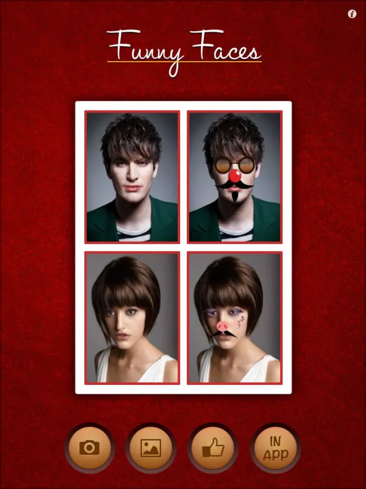 صور FunnyFaces - Create Funny Effects & Share iPad 