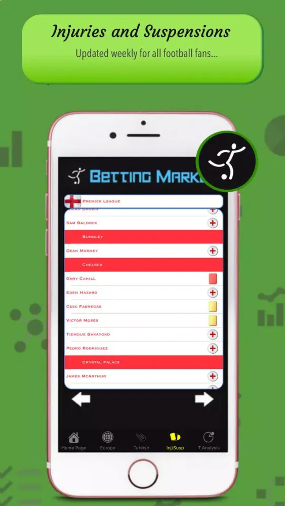 Zrzuty ekranu Betting Market Pro - Analysis