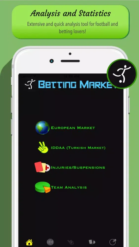 Zrzuty ekranu Betting Market Pro - Analysis