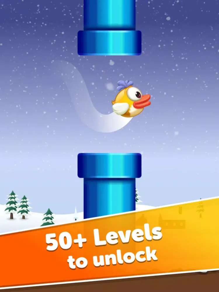 Tangkapan skrin Floppy Bird: Fly Bird Fly iPad 