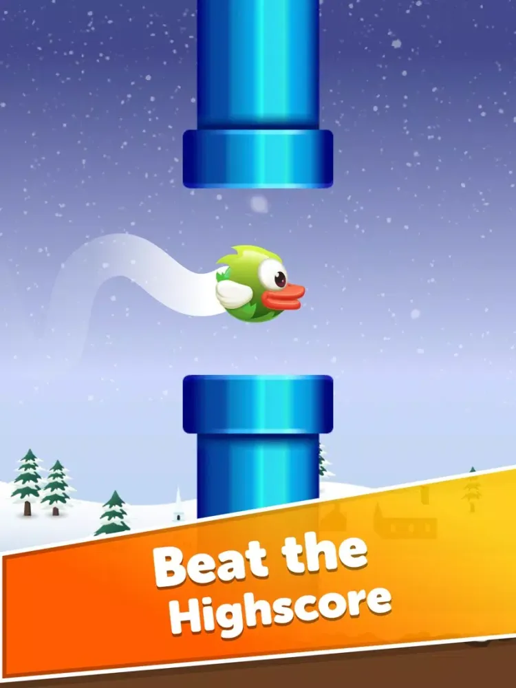 Tangkapan skrin Floppy Bird: Fly Bird Fly iPad 