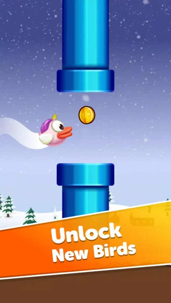 Tangkapan skrin Floppy Bird: Fly Bird Fly