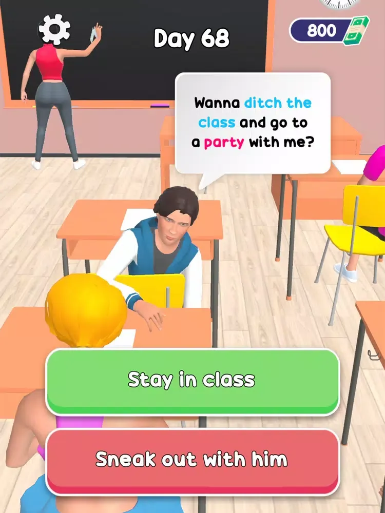 ภาพหน้าจอของ College Life 3D iPad 