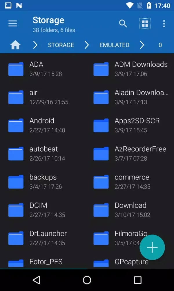 File Manager Screenshots