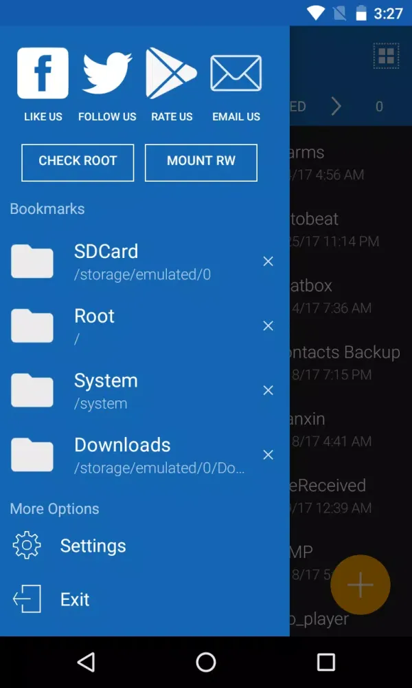 File Manager Screenshots