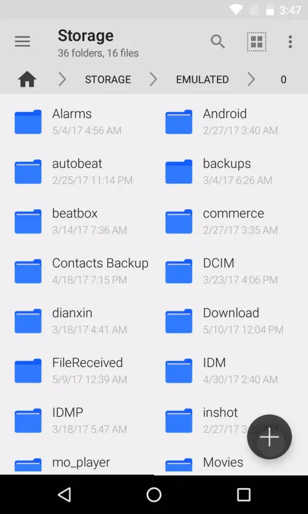 File Manager Screenshots