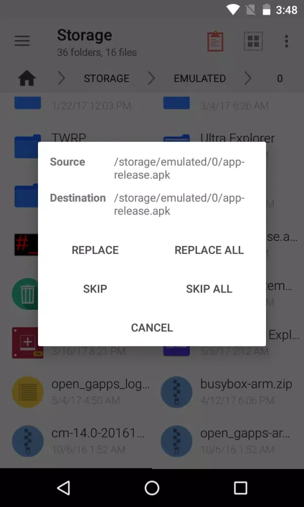 File Manager Screenshots