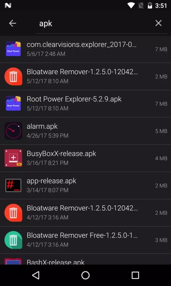 File Manager Screenshots