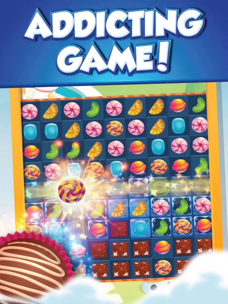 ภาพหน้าจอของ Miyujung Cookie Mania : Lollipop Match King iPad 