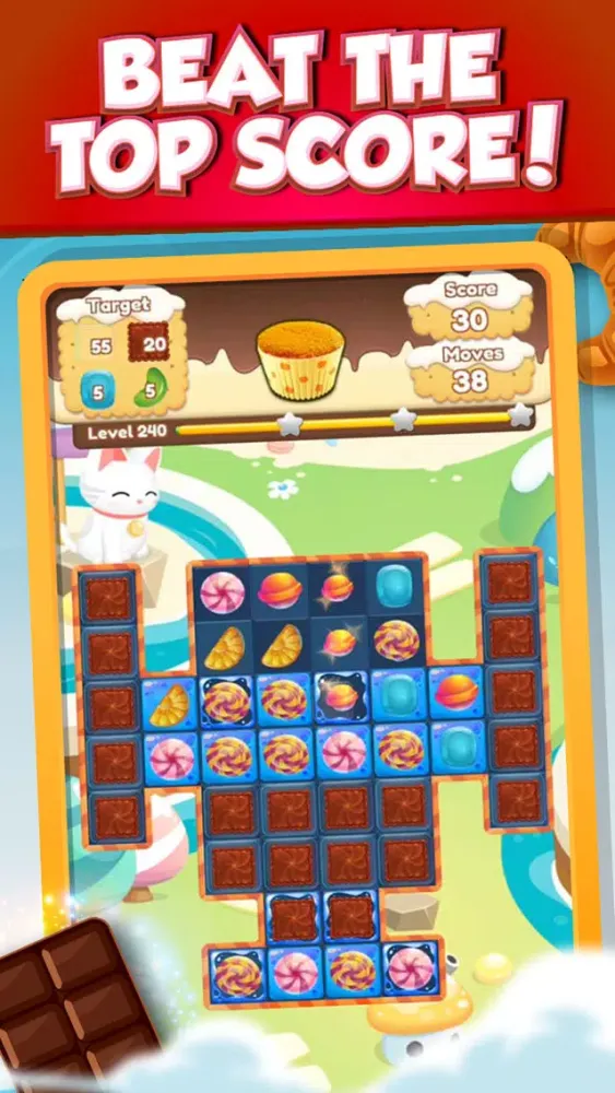 ภาพหน้าจอของ Miyujung Cookie Mania : Lollipop Match King