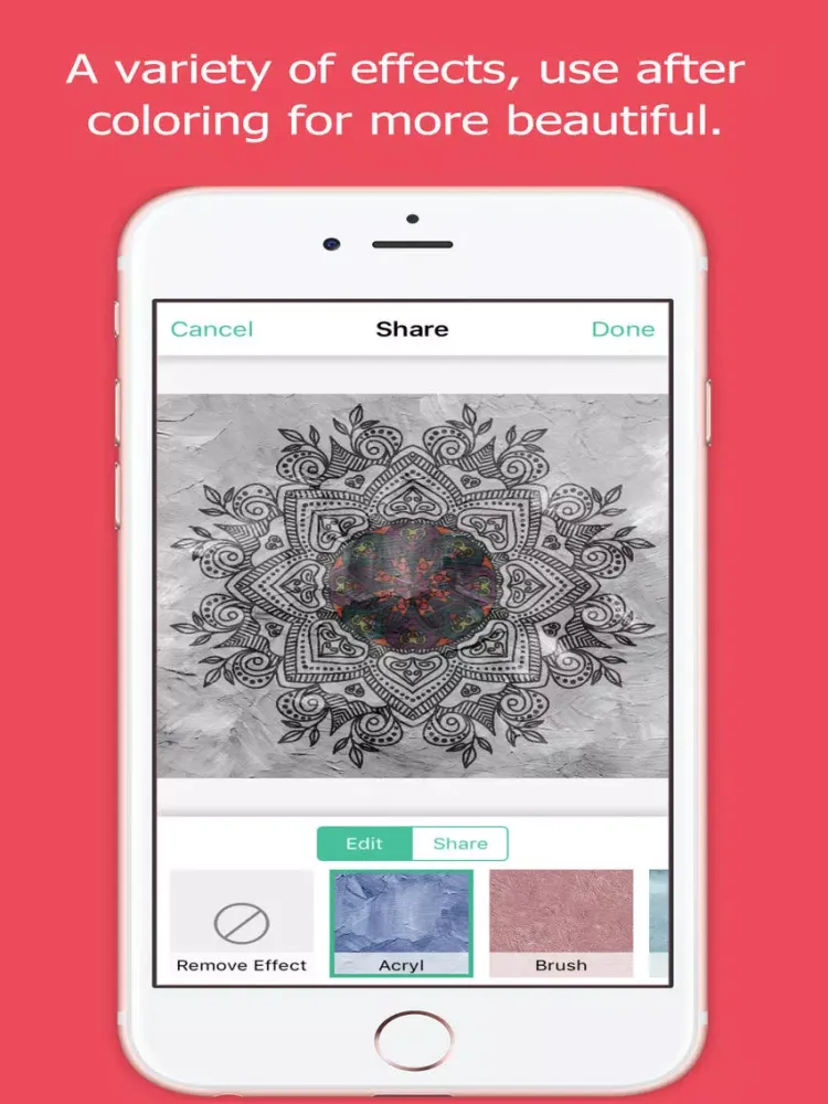 Ảnh chụp màn hình của Easy Art Drawings Coloring Mandalas Game for Adult iPad 