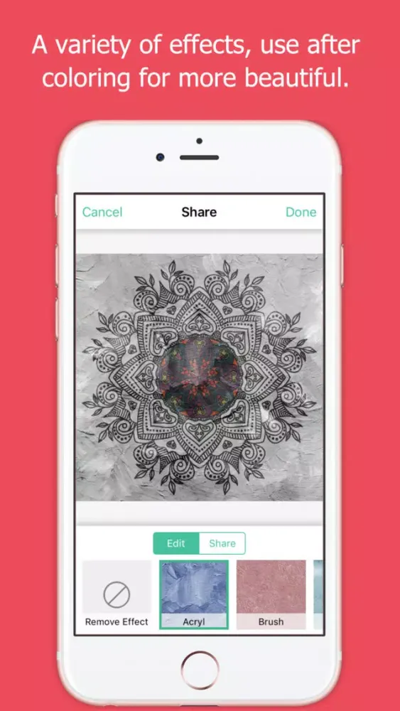Ảnh chụp màn hình của Easy Art Drawings Coloring Mandalas Game for Adult