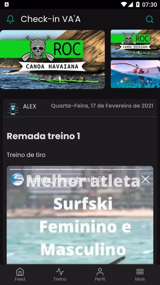 CHECK-IN SPORTS Screenshots