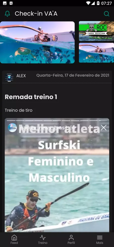 CHECK-IN SPORTS Screenshots