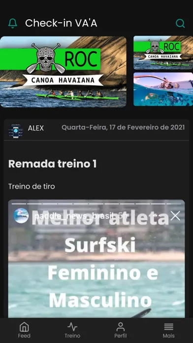 Check-in VA'A Ekran Görüntüleri