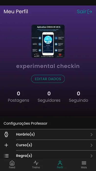 Check-in VA'A Ekran Görüntüleri