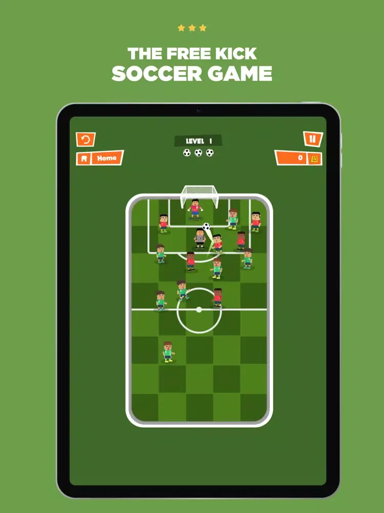 Tangkapan layar Free Kick Soccer Challenge iPad 