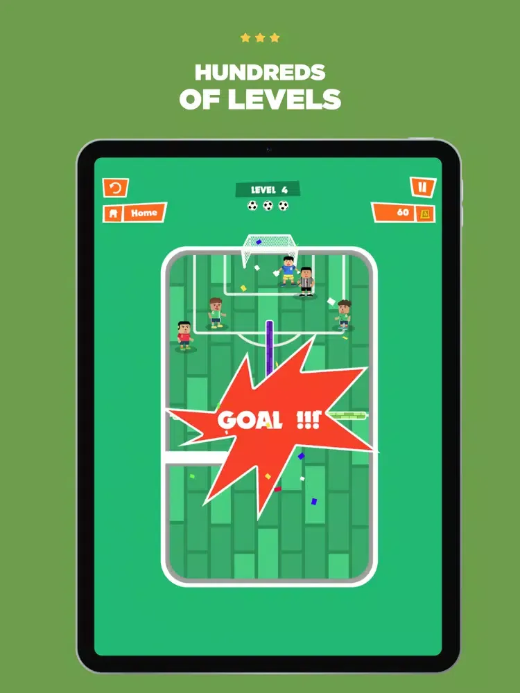 Tangkapan layar Free Kick Soccer Challenge iPad 