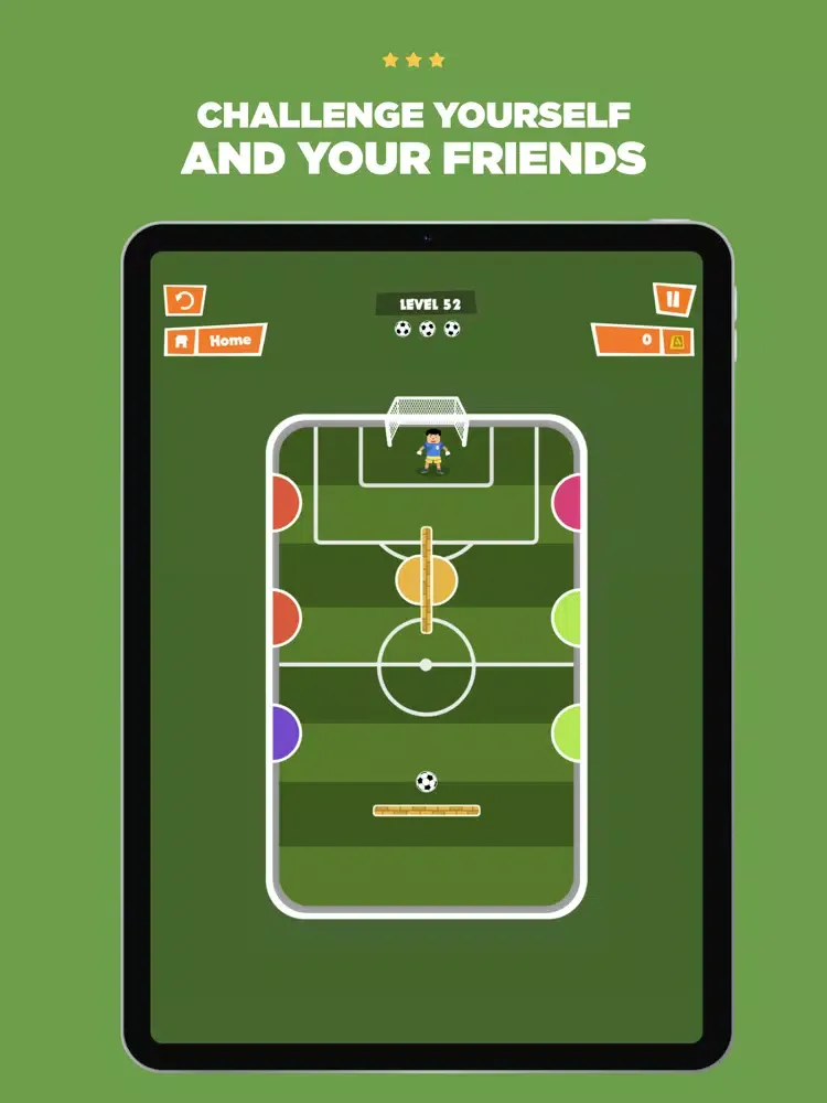 Tangkapan layar Free Kick Soccer Challenge iPad 