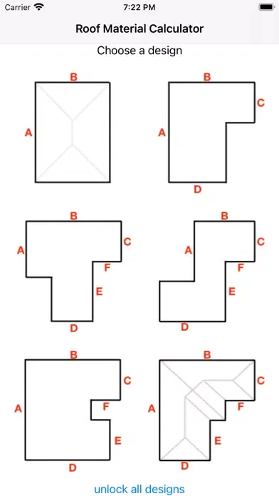 Screenshot di Roof Material Calculator