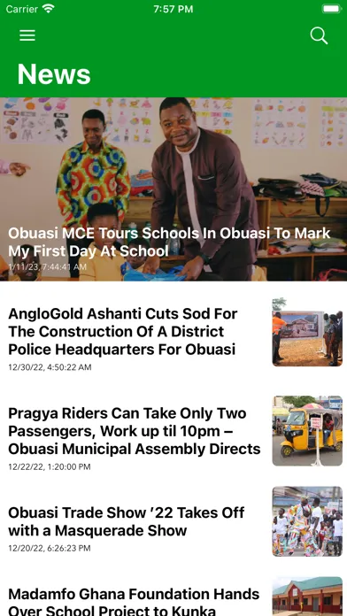 Скриншоты Obuasi Today
