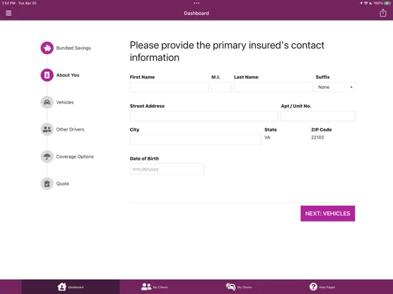 Tangkapan layar Appian for Intune iPad 