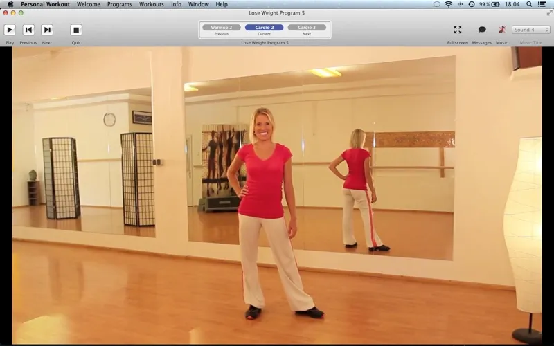Personal Workout Screenshots