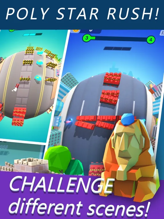 ภาพหน้าจอของ Poly Star Dash! iPad 