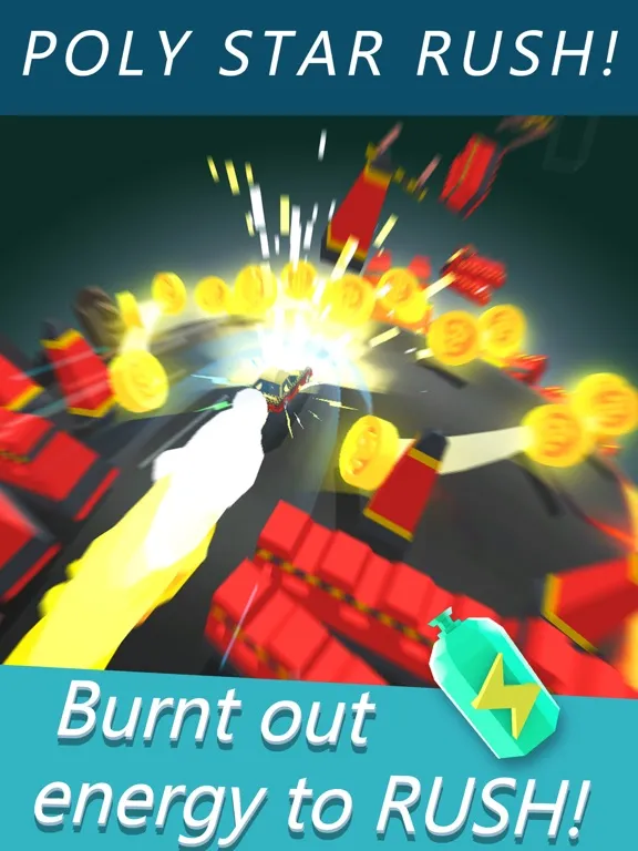ภาพหน้าจอของ Poly Star Dash! iPad 