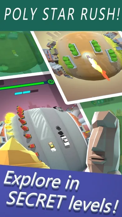ภาพหน้าจอของ Poly Star Dash!