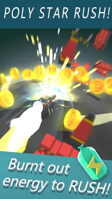 ภาพหน้าจอของ Poly Star Dash!