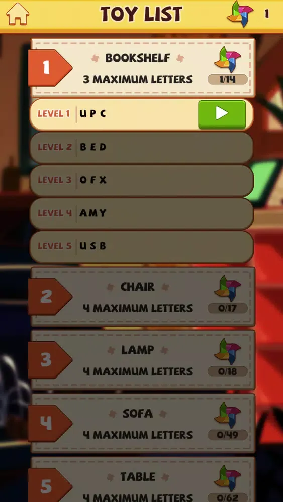 Screenshot di Word Toys-Fun Brain Game