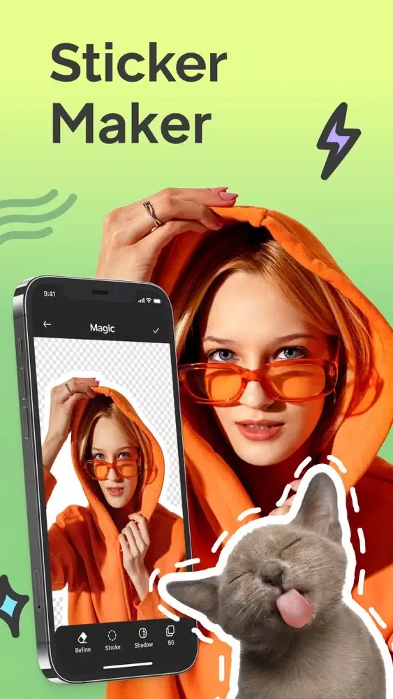 Screenshot di Photo Sticker Maker Wazaaap