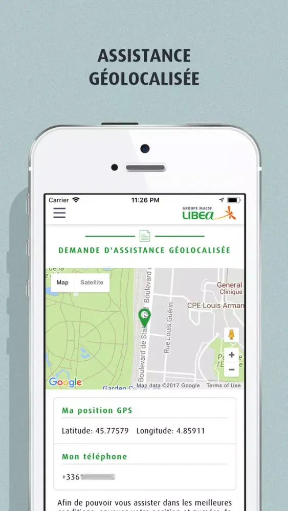 LIBEA Assistance Auto Screenshots