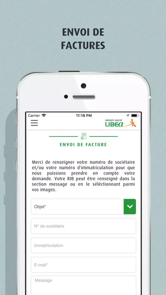 LIBEA Assistance Auto Screenshots