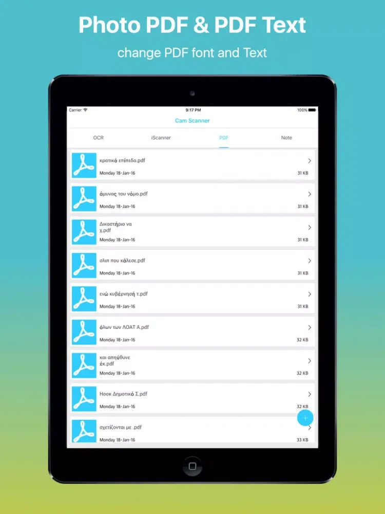 ภาพหน้าจอของ Cam Scanner and Translator Greek Pro iPad 
