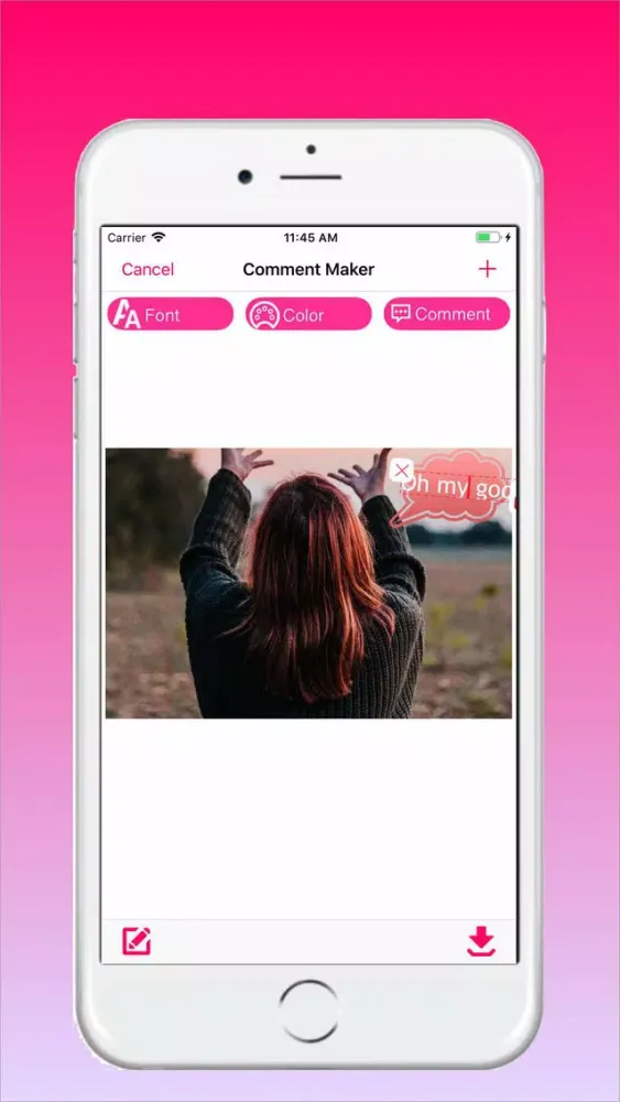 Photos Comment & Photo Editor स्क्रीनशॉट