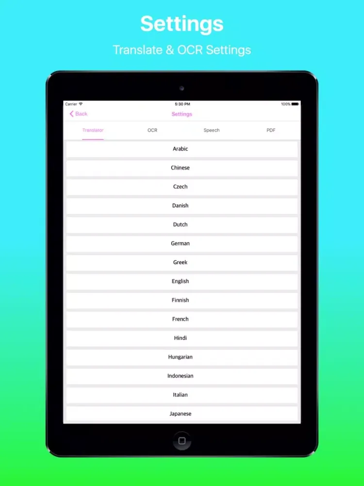 Cam Scanner and Translator Malay Pro iPad  Ekran Görüntüleri