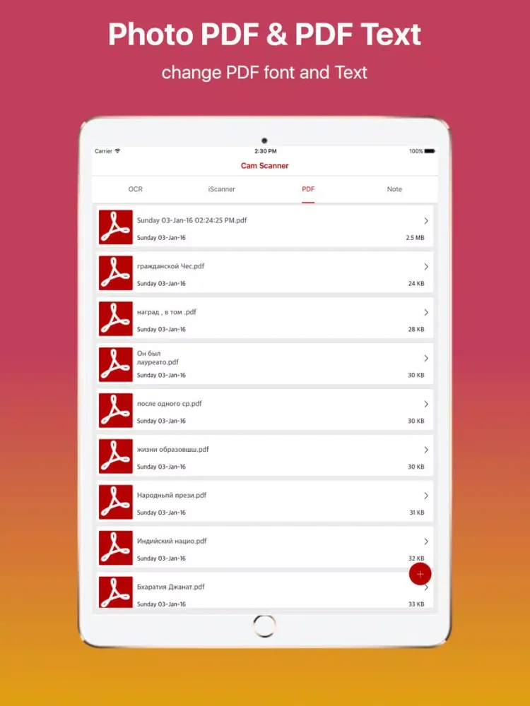 Russian Cam Scanner and Translator Pro iPad  Screenshots