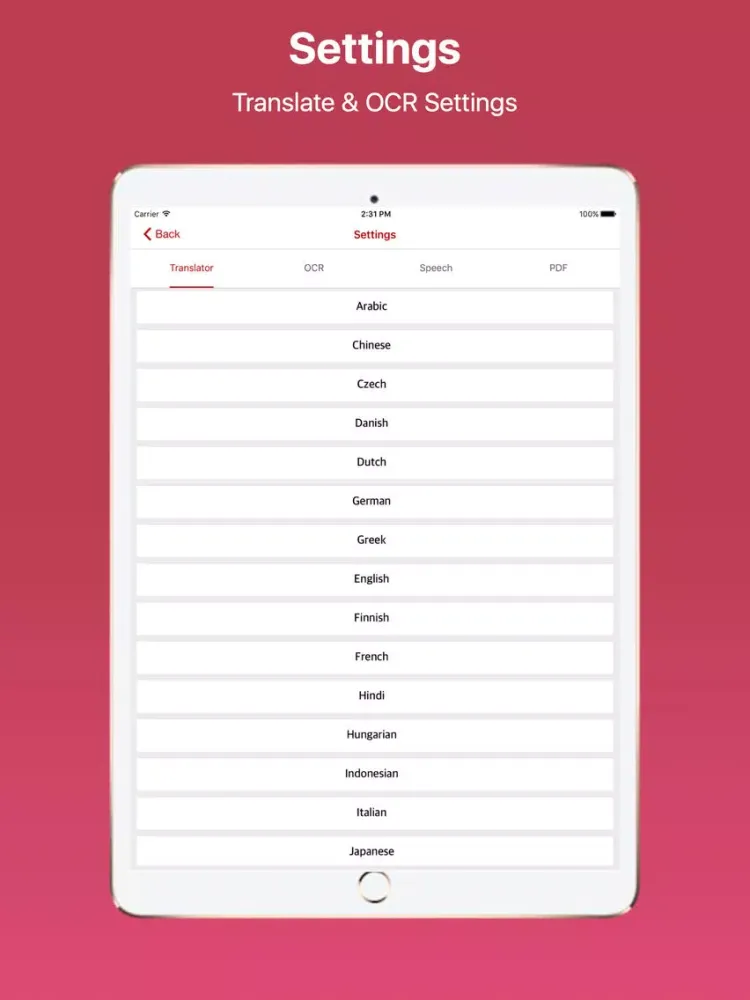Russian Cam Scanner and Translator Pro iPad  Screenshots