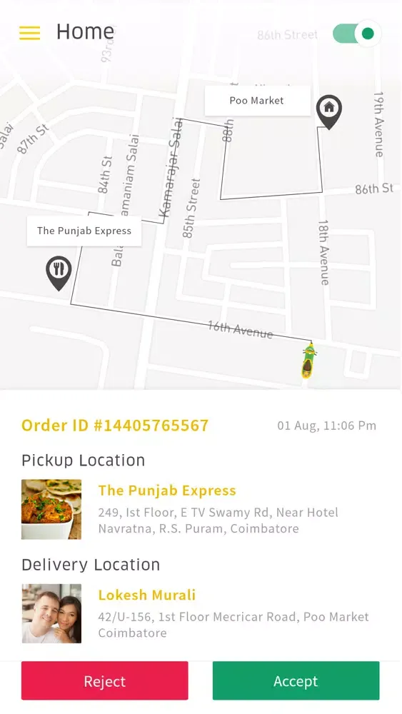 Appieatz Delivery Partner應用截圖