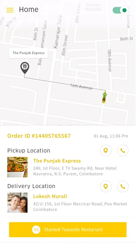 Appieatz Delivery Partner應用截圖