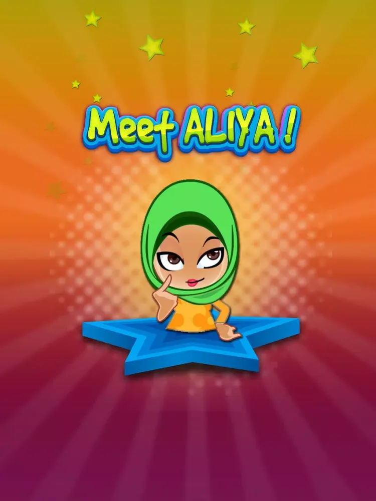 Tangkapan layar Aliya Hijab & Muslim Stickers iPad 