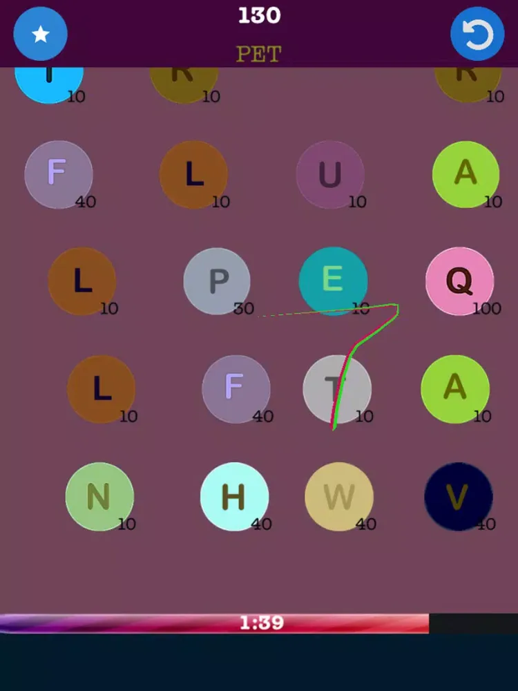 Capturas de tela do Word Swing : Full iPad 