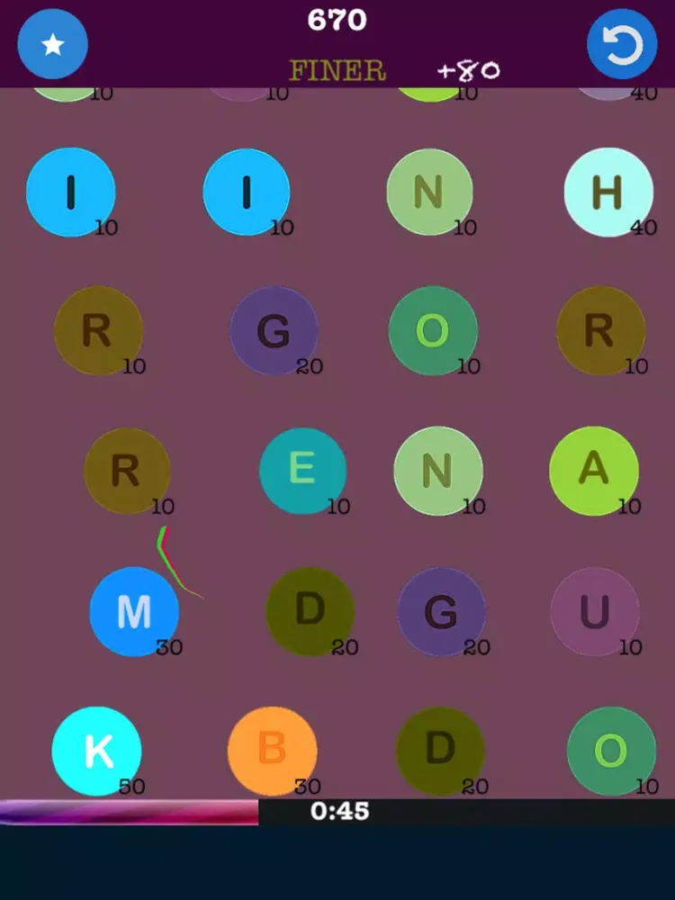 Capturas de tela do Word Swing : Full iPad 
