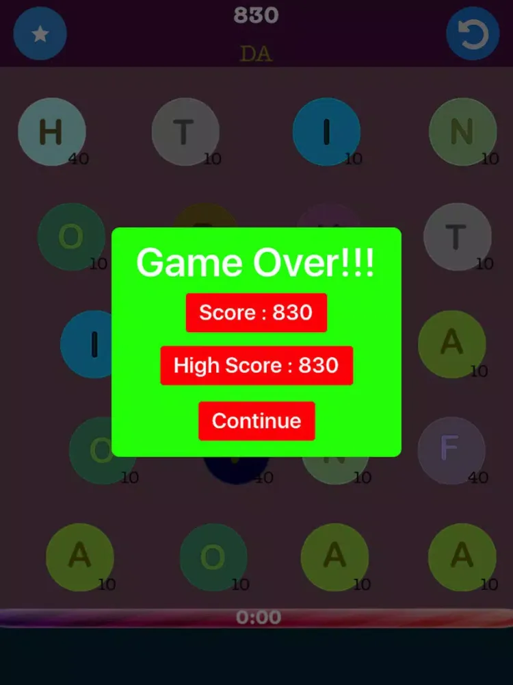 Capturas de tela do Word Swing : Full iPad 